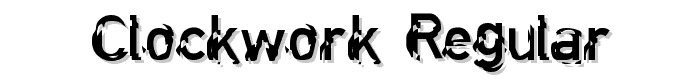 Clockwork Regular font